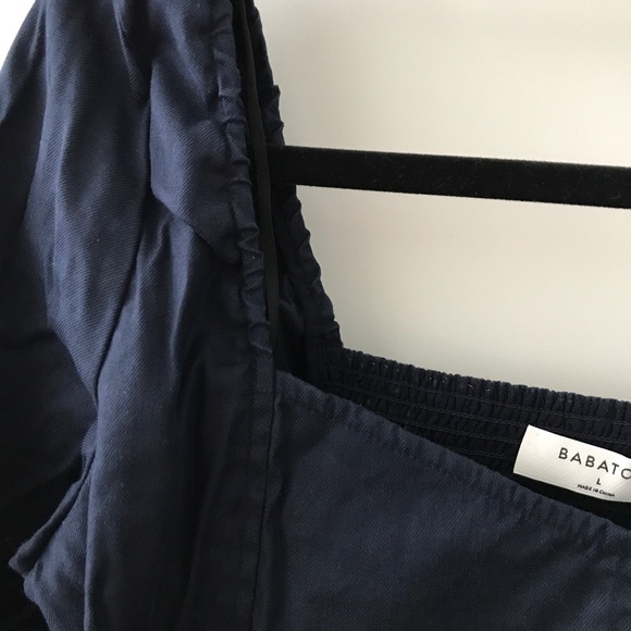 Babaton Crop Blouse with Elastic Back - Picture 3 of 8